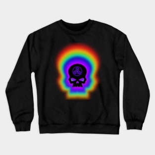 Rainbow Celtic Skull Crewneck Sweatshirt